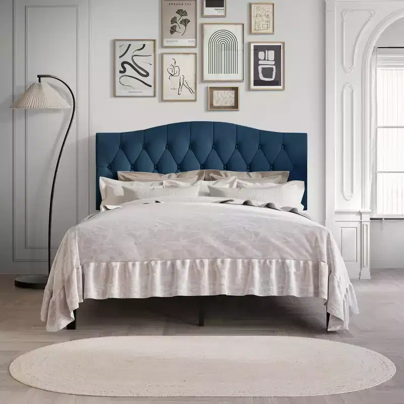 Linen Platform Bed