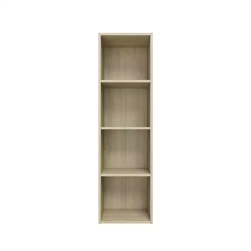 41.81 in. Tall Wood 4-Shelf Etagere Bookcase