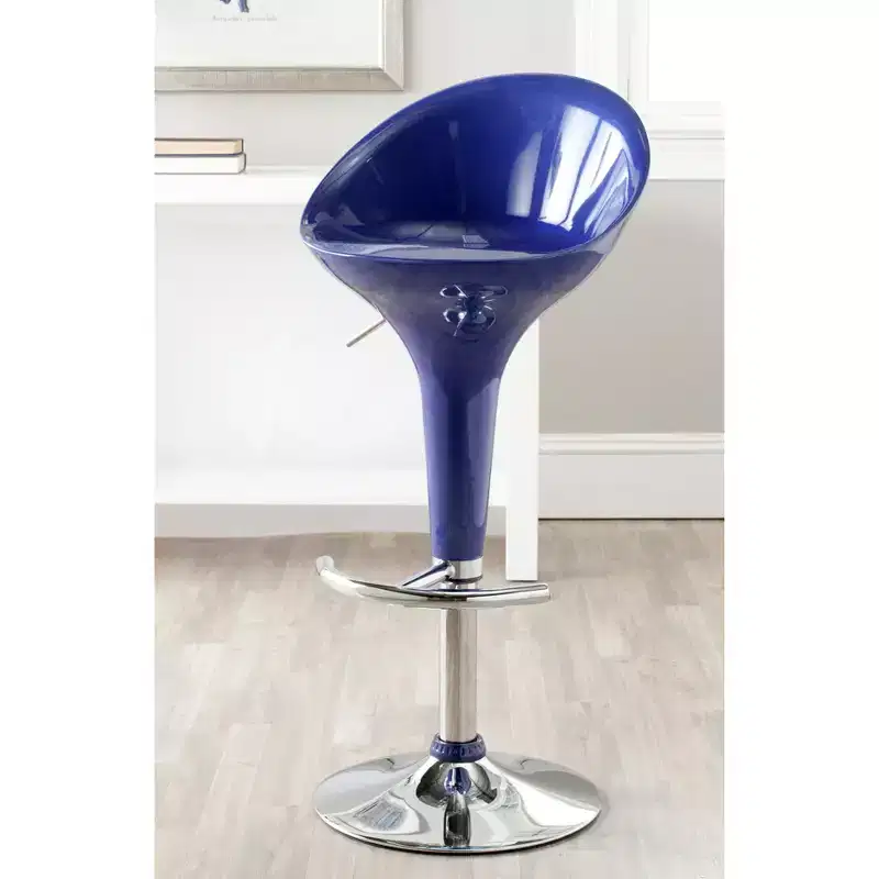 Swivel Bar Stool, White
