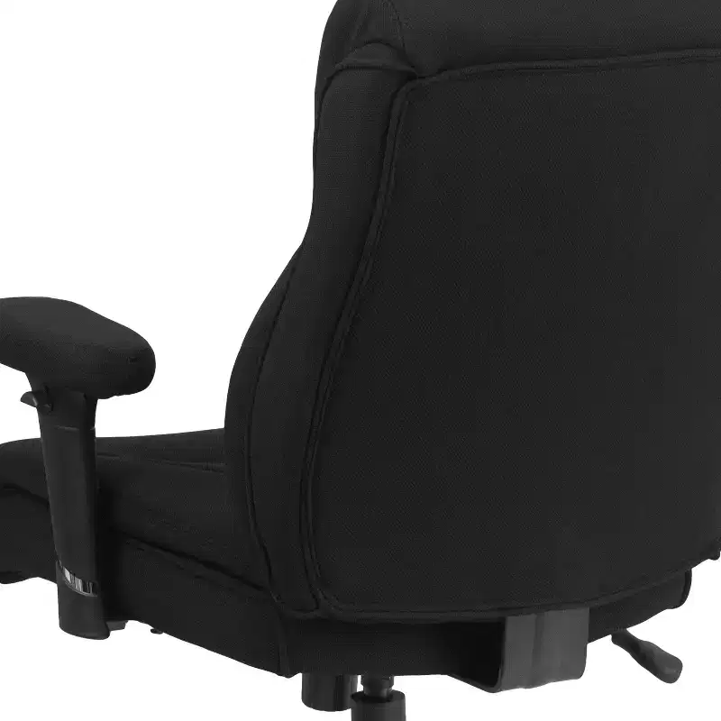 Emma and Oliver 400 lb. Big & Tall Mid-Back Swivel Clean Line Stitch Ergonomic Task Office Chair