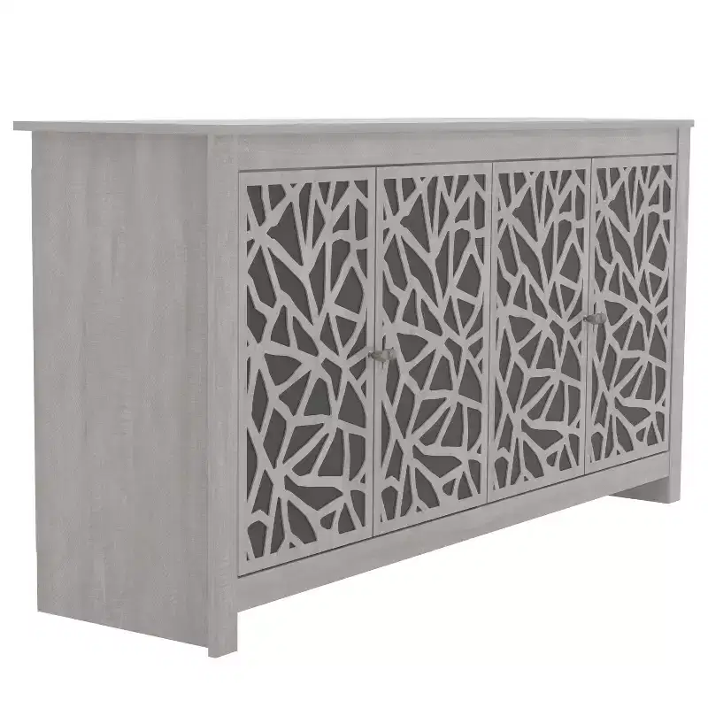Galano Culbreath 4 Door Sideboard - Dusty Grey Oak