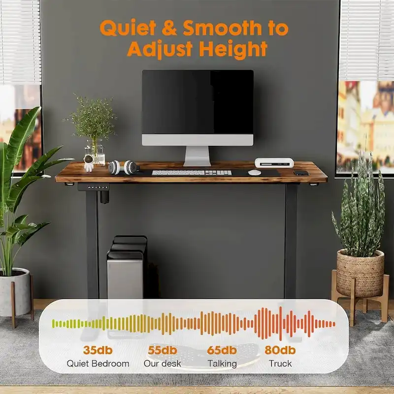 Height Adjustable Electric Standing Ergonomic Computer Desk