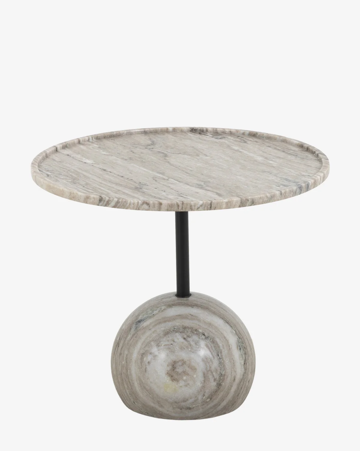 Modern Wood End Table with Elegant Silhouette for Living Room