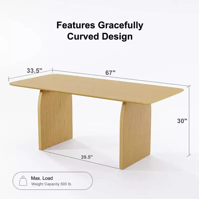 Modern Wood Dining Table