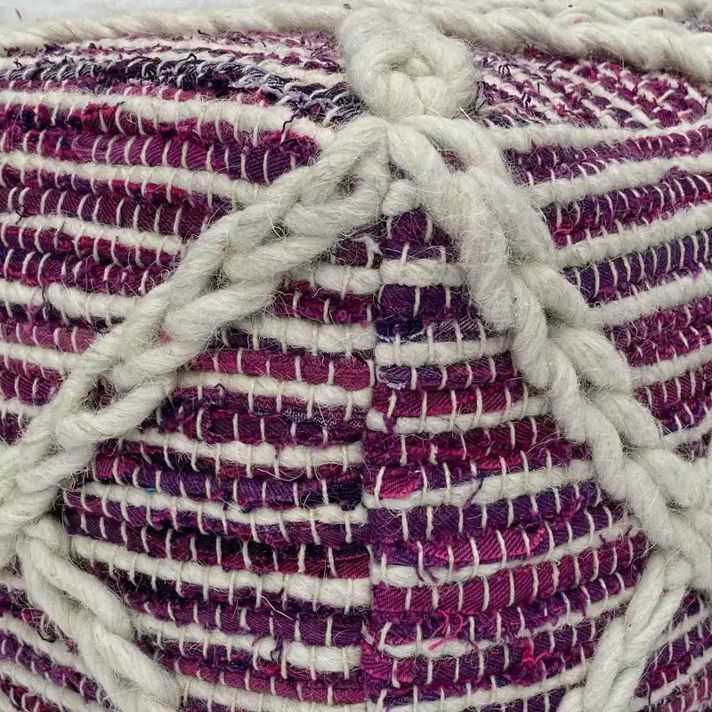 Woodley Square Pouf - WyndenHall