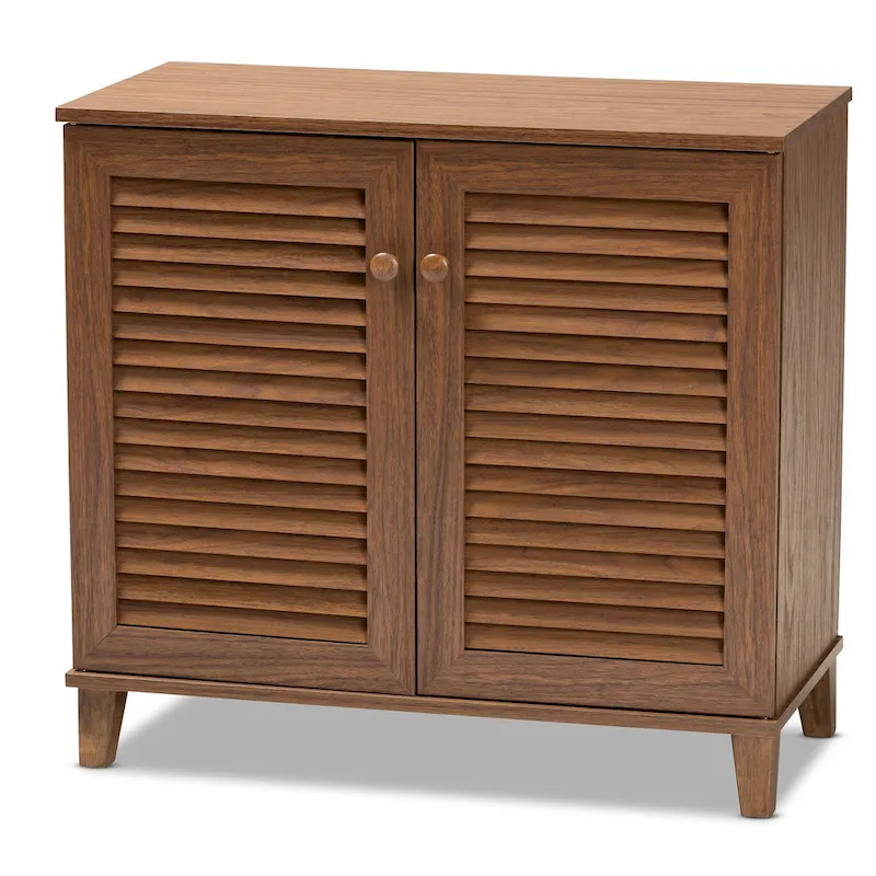 Dark Grey 4-shelf Shoe Storage Cabinet
