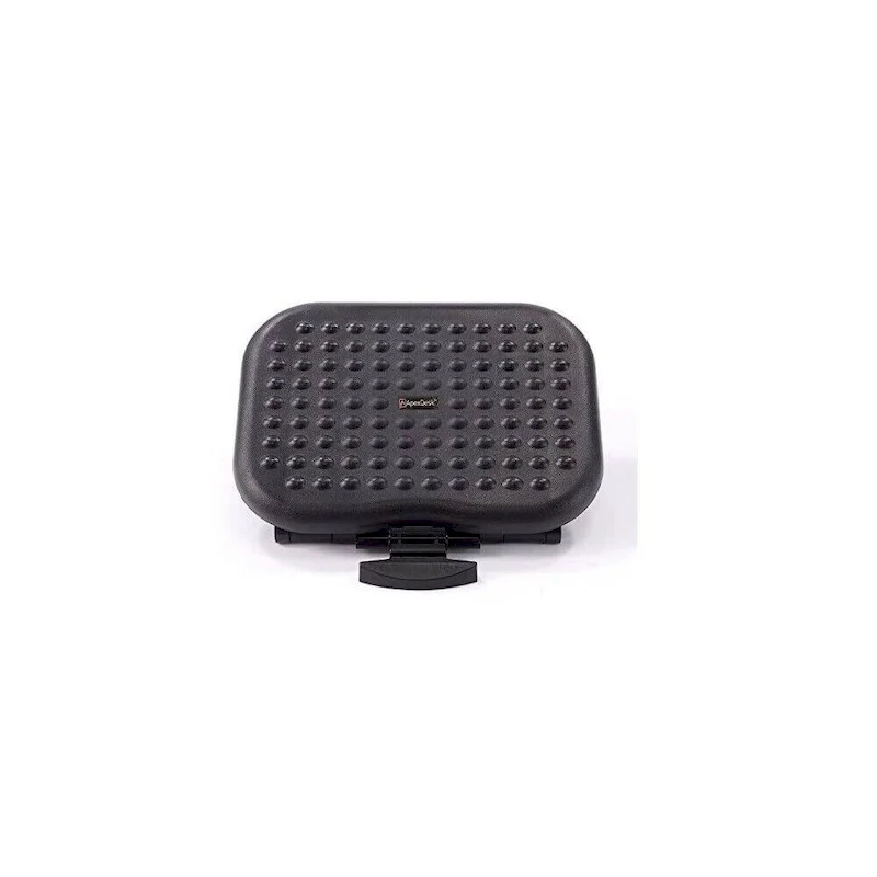 ApexDesk Adjustable Massaging Foot Rest with Non-Skid Surface 18 x 13.5 (Black)