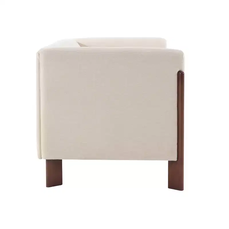 Christopher Knight Home Patcharee Modern 80 3-Seater Wooden Upholstered Sofa