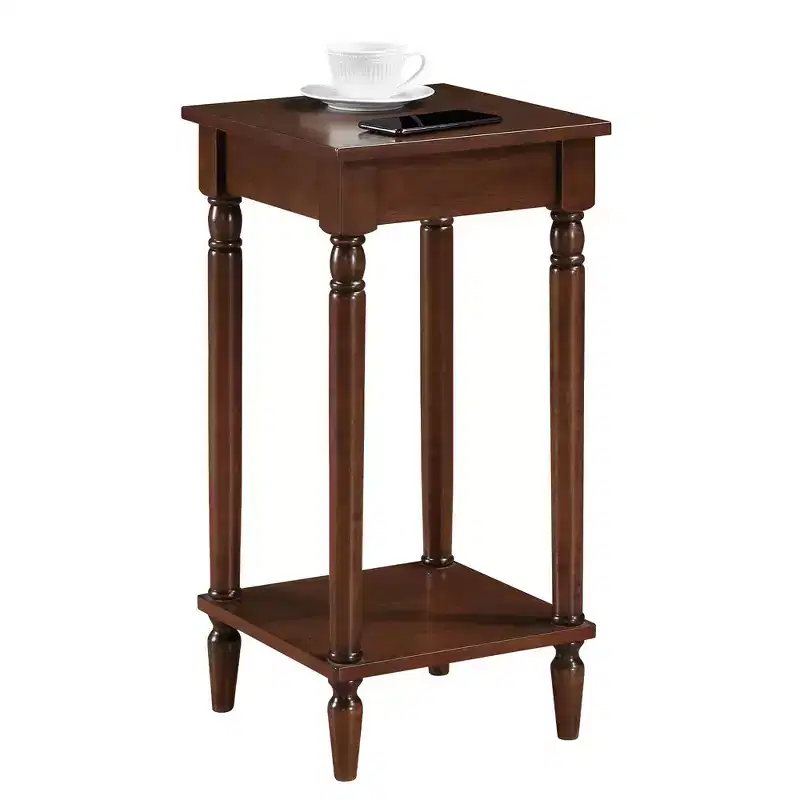 Breighton Home French Country Kim End Table with Shelf
