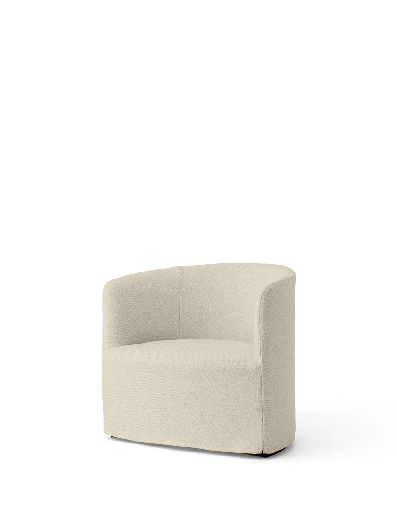 Washable Loose Cover for Lounge Chair Cotton-Wool Boucl, 3 Neutrals