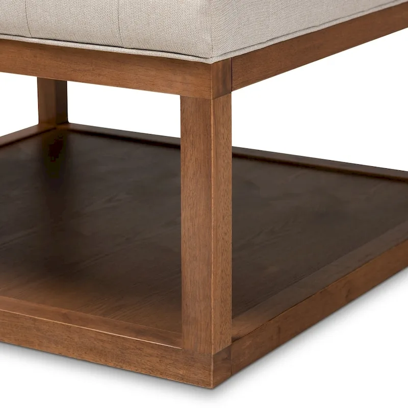 Carson Carrington Jularp Upholstered Cocktail Ottoman