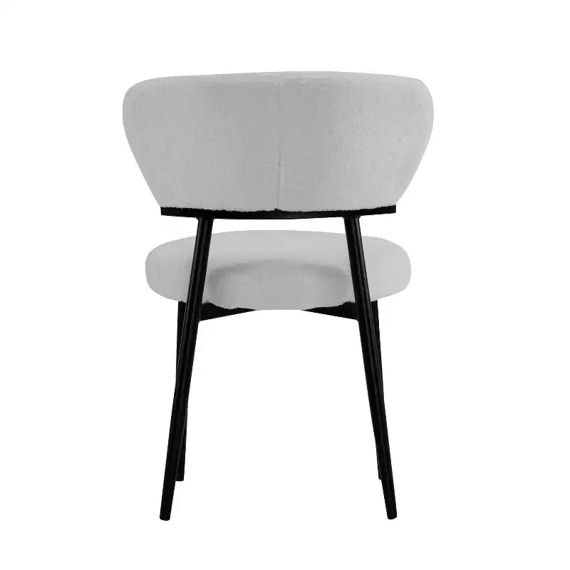 Christopher Knight Home Atrass Upholstered Dining Chair with Metal Legs (Set of 4)