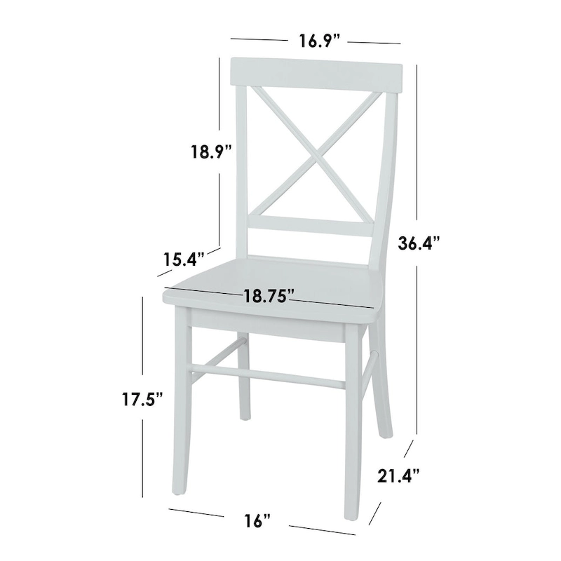 Simple Living 5-piece Albury Cross Back Dining Set