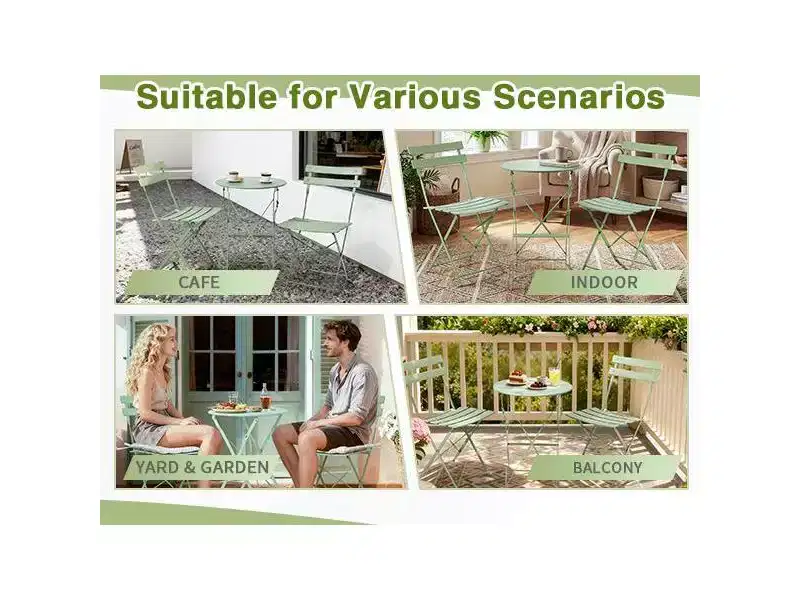 Karl Home Patio Table with 6 Chairs Dining Set