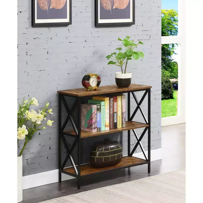 29.25 Tucson 3 Tier Bookcase - Breighton Home