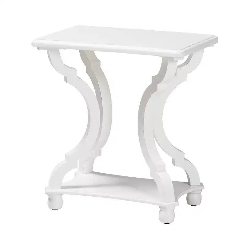 Cianna Wood End Table - Baxton Studio