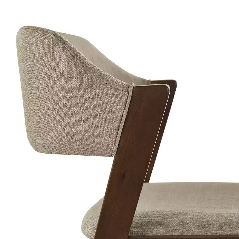 Abstergo Modern Scandinavian Wood Finish Dining Chair (Set of 2) - iNSPIREQ