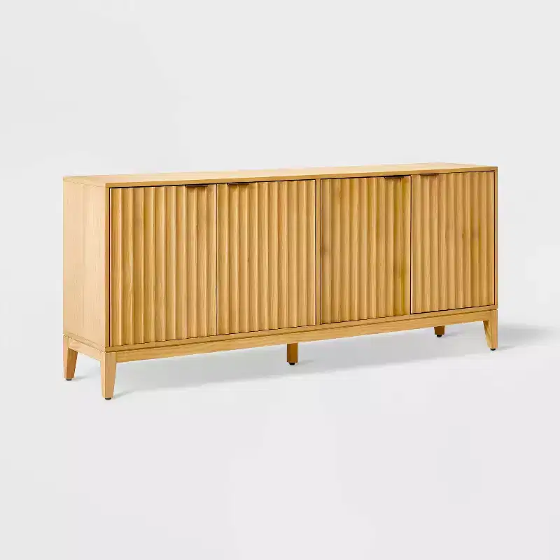 Scalloped TV Stand for TVs up to 70