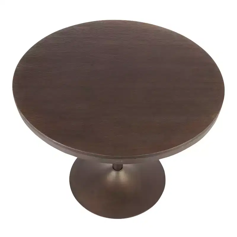 36 Dakota Industrial Round Dining Table - LumiSource