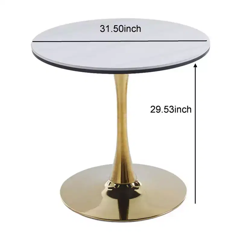 Modern minimalist design, suitable for dining room, living room, or casual coffee table