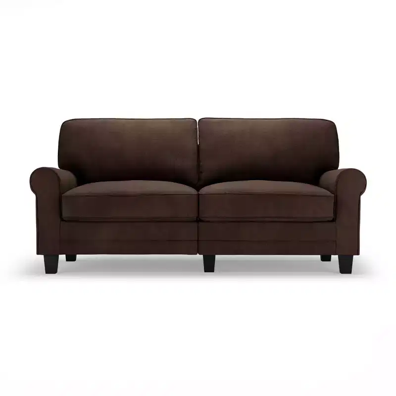 73" RTA Copenhagen Collection Sofa Rye Brown - Serta