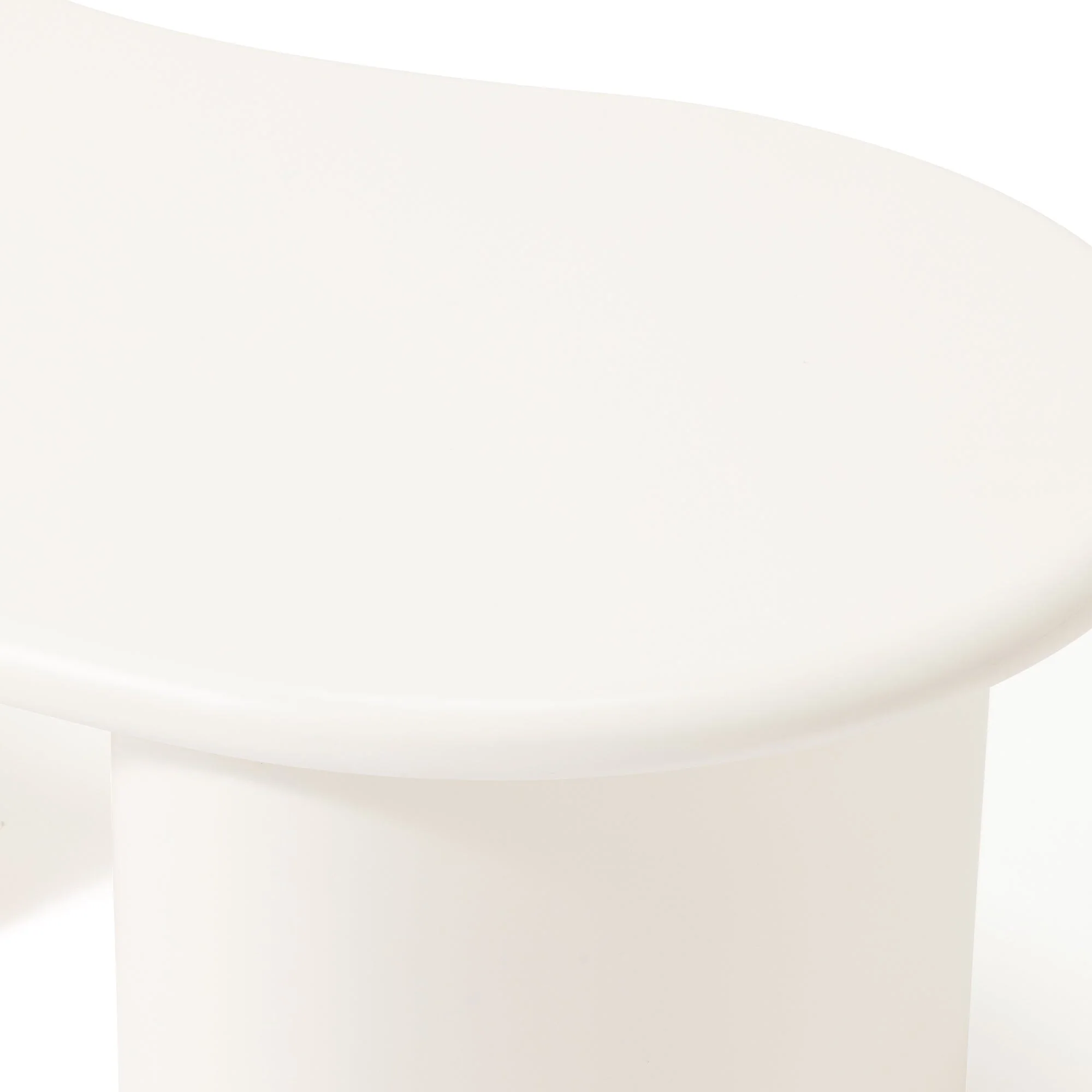 White Oval Coffee Table
