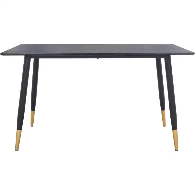 Acre Dining Table - DTB5800A - Black/Gold - Safavieh