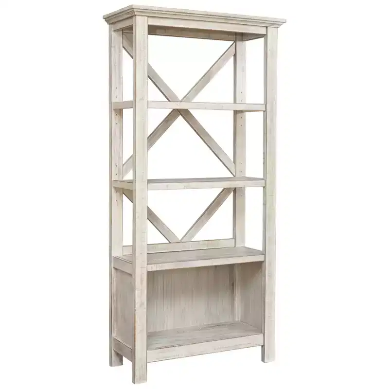 75" Bookcase Beige