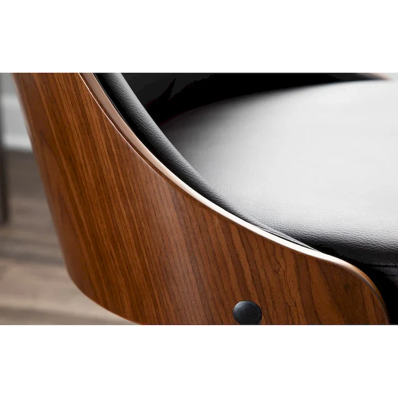 Carson Carrington Arvika Mid-century Modern Walnut Wood Dining Chair - N/A