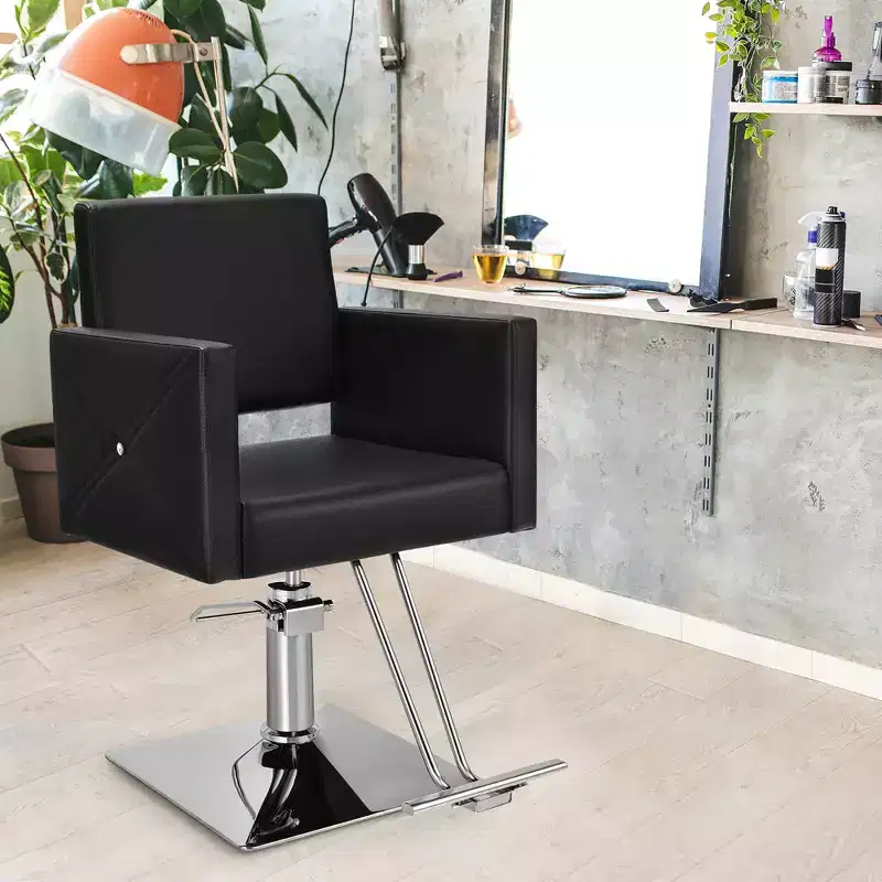 Salon Chair for Hair Stylist Adjustable Swivel Hydraulic Barber Styling Chair