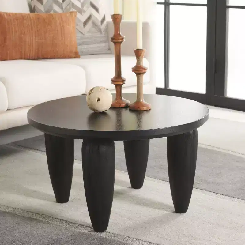 Marthe Coffee Table - Black - Safavieh