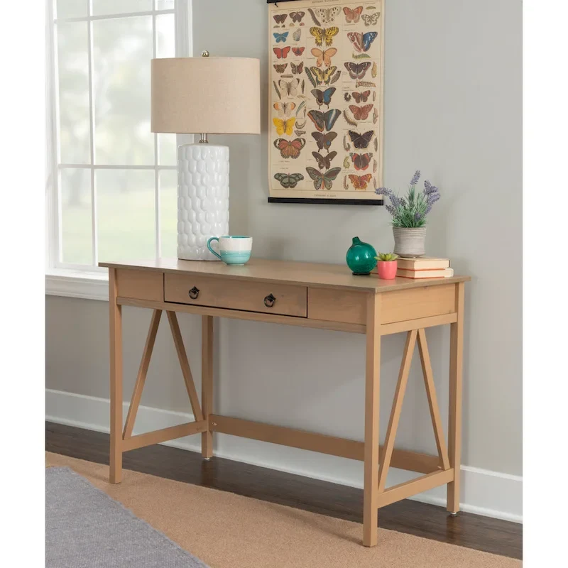 Linon Elaine Driftwood Writing Desk