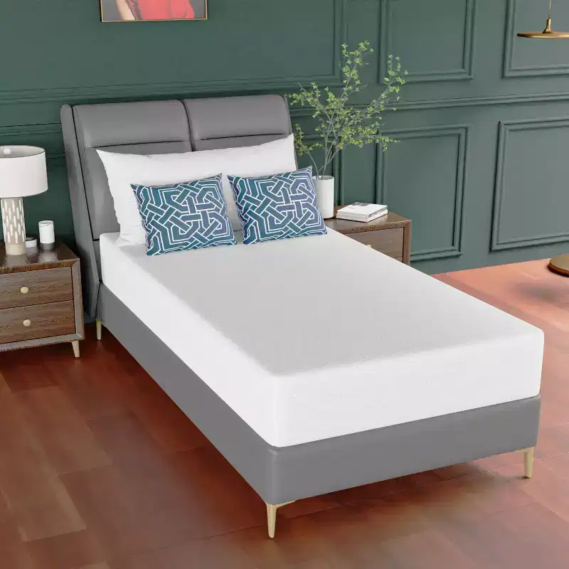 10-Inch Green Tea Cooling Gel Memory Foam Mattress, CertiPUR-US Certified, Bed-in-a-Box, Fiberglass Free