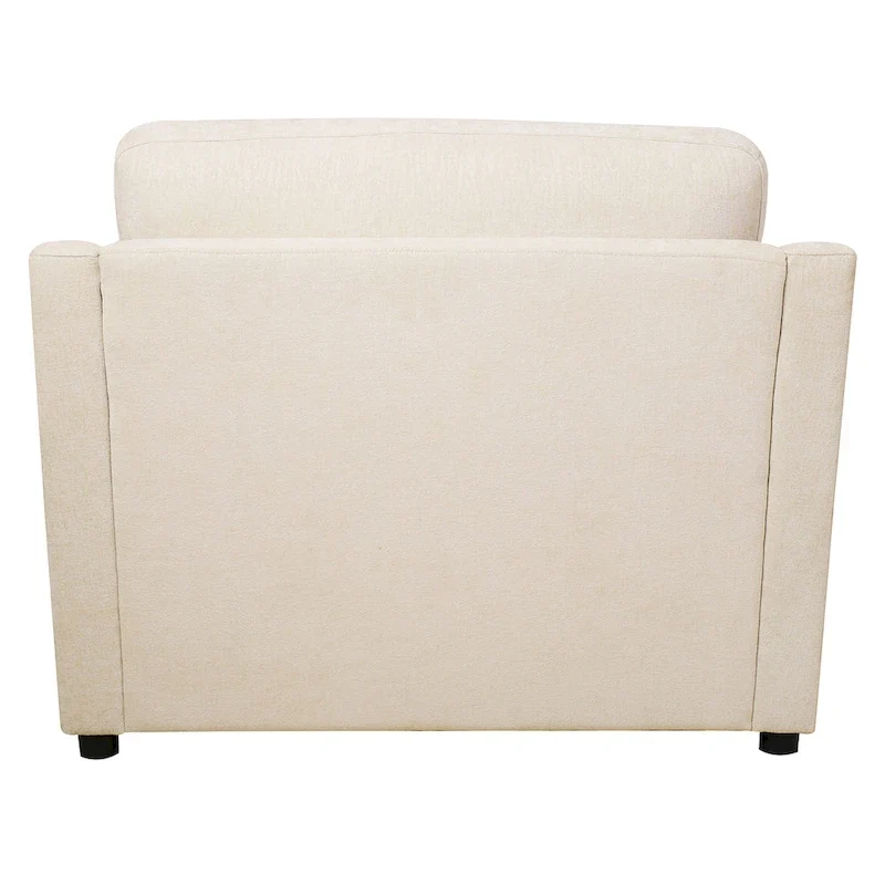 Naro Modern Fabric Accent Chair with Removable Cushion by Christopher Knight Home