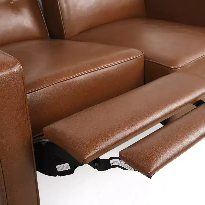 Christopher Knight Home Denison Upholstered Tufted Loveseat Pushback Recliner