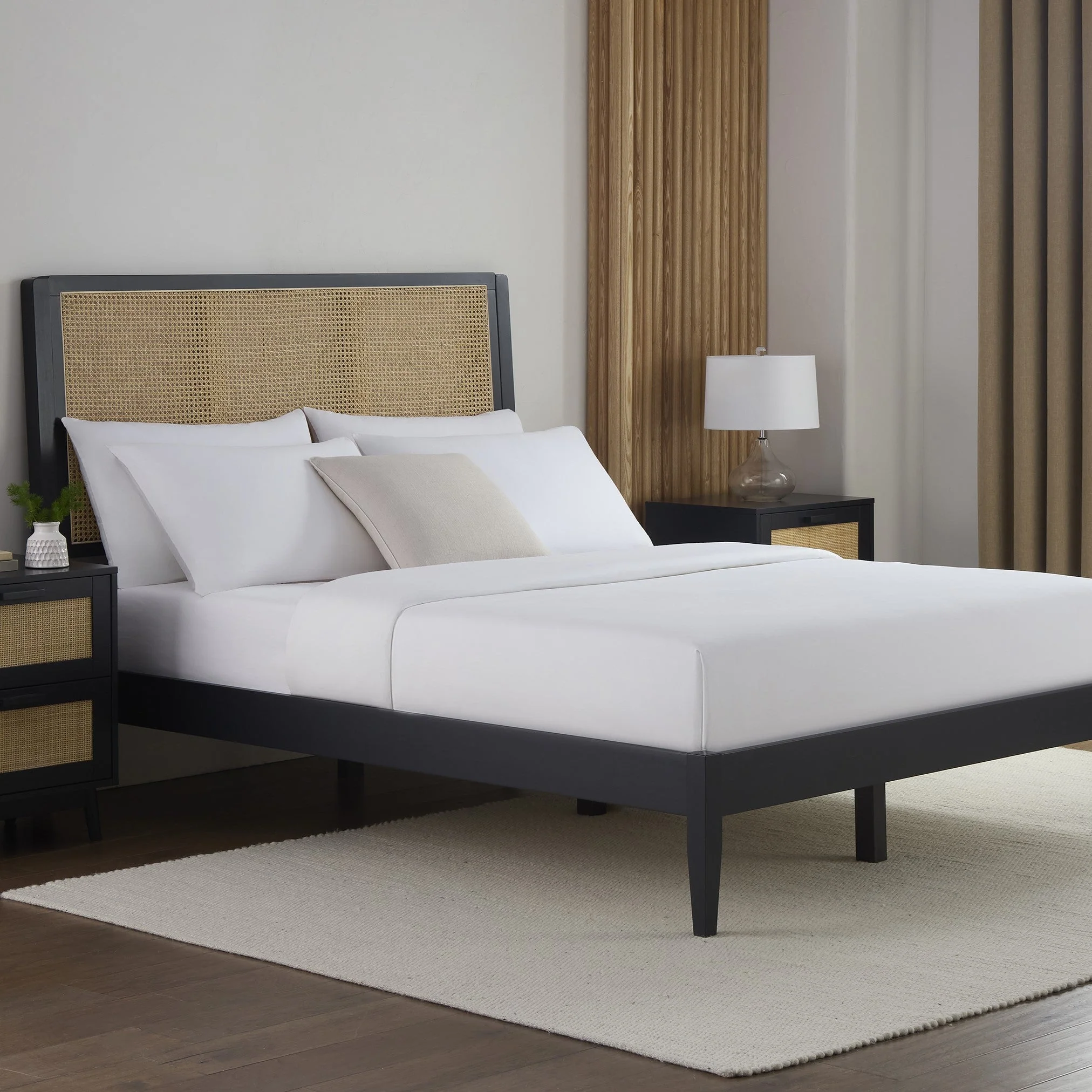 Rattan Bed - Black