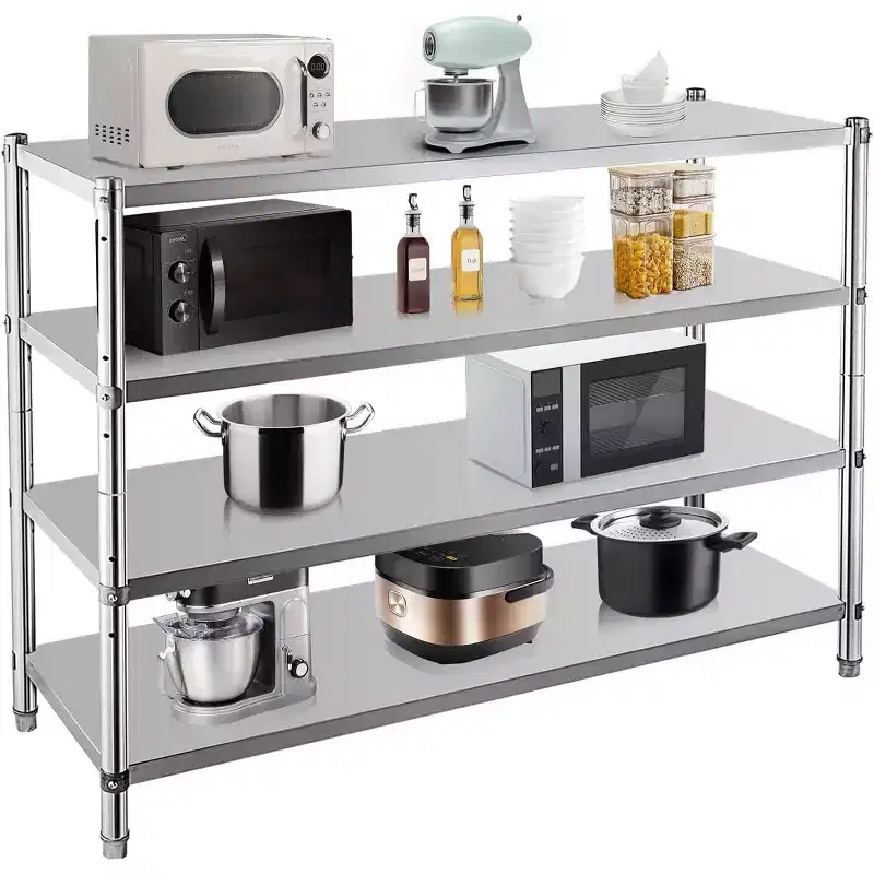 COZONY Heavy Duty Storage Shelf, Metal Shelving Unit with High Capacity for Kitchen Garage Office Warehouse