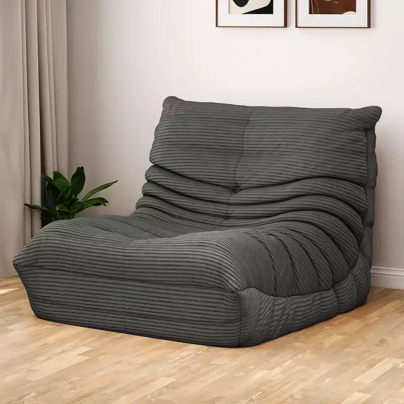 Bean Bag Sofa Lazy Sofa Bean Bag Sofa Lazy Sofa with Memory Foam for Living Room Apartment Soft Lounge Chair
