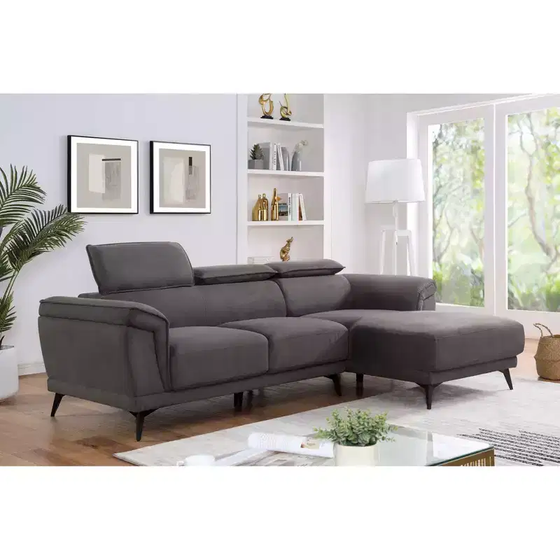 Fleet Sectional with Adjustable Headrest - miBasics