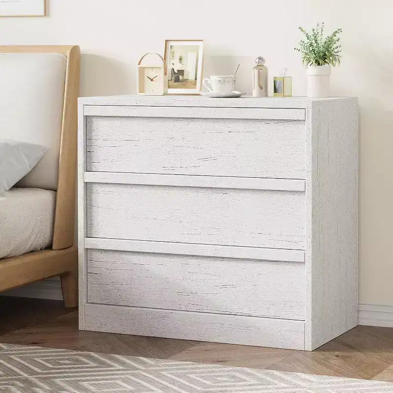 Drawer Dresser, Nightstand Chest of Drawers with Large Storage, Modern Dresser Organizer Bedside Table for Bedroom Living Room Nursery Entryway