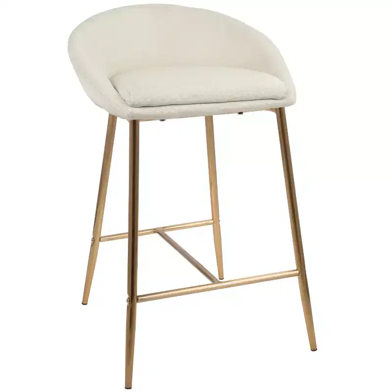Set of 2 26 Matisse Glam Counter Height Barstools - LumiSource