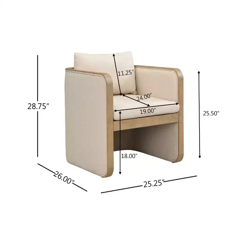 Christopher Knight Home Yao Modern 7 Piece Dining Set with Rectangular Table and 6 Rubberwood Upholstered Chairs
