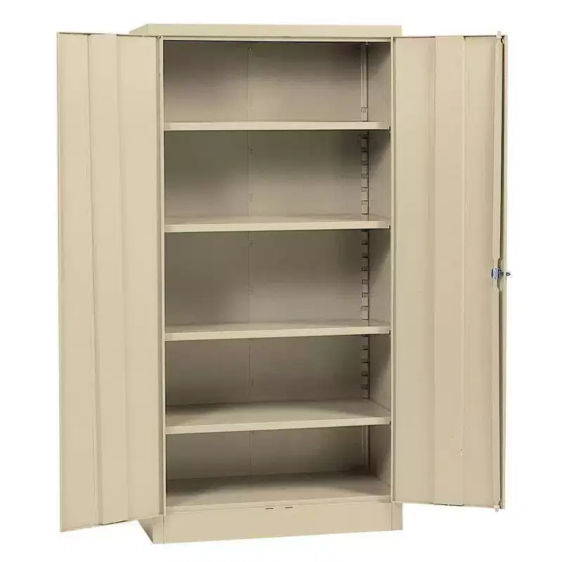 Edsal 36Wx18Dx72H Steel Freestanding Cabinet Beige