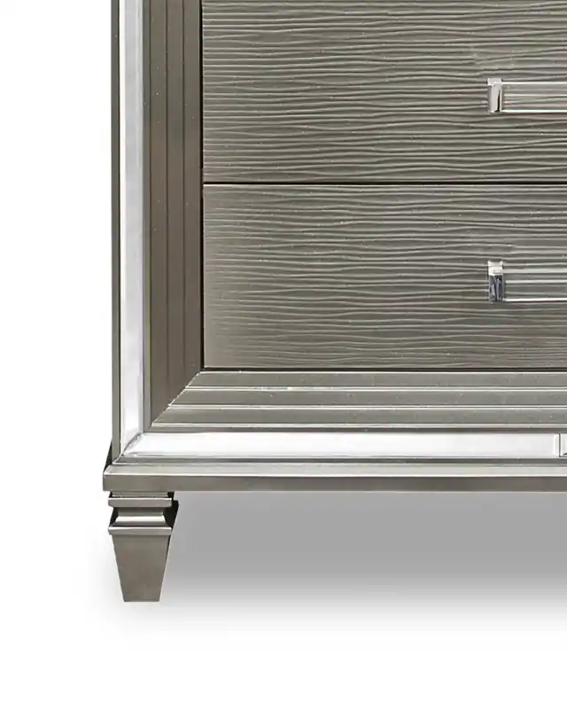 Bedroom Chest of Drawers, 5-Drawer, 38W x 54.3H, Glam