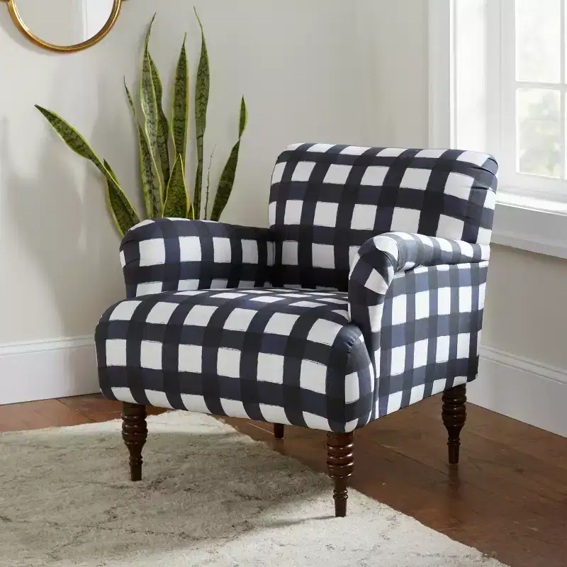 Skyline Furniture Ezra Accent Chair in Patterns
