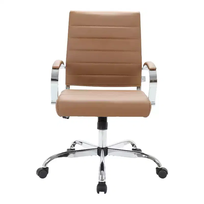 HomeStock 35 in.H Adjustable Height Black Cushion Seat Material with Casters/Wheels Office Chairs