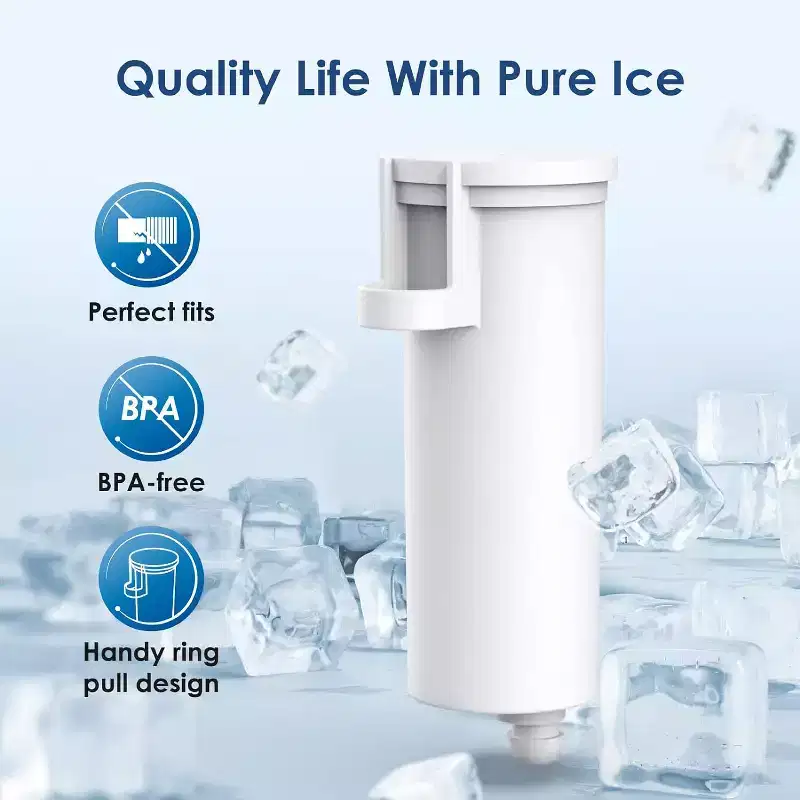Waterdrop WD-C33-4 Replacement For GE Profile Opal Nugget Ice Maker Water Filter, NSF 42 and 372 Certified, BPA-Free, 4 Counts