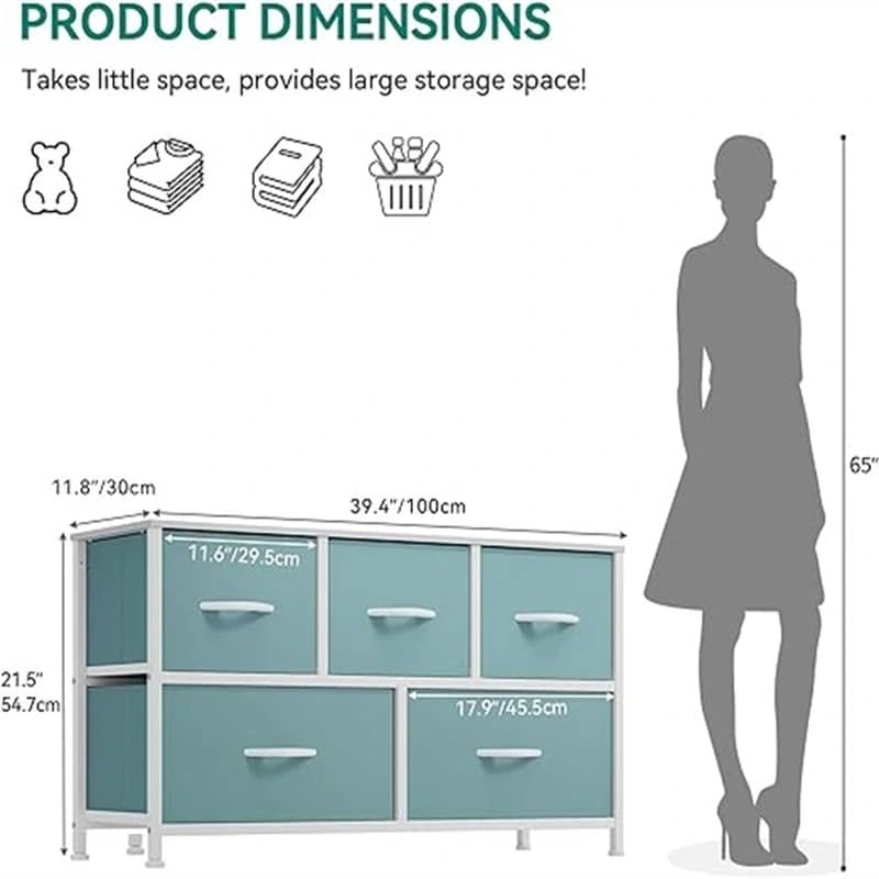 Wide Chest of Drawers