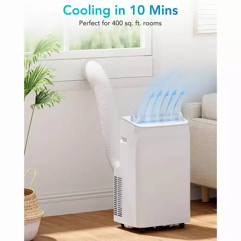 Portable Air Conditioner, 12000 BTU Stand Up AC Unit with Fan and Dehumidifier, Cools Rooms Up to 400 sq ft for Home Office Bedroom