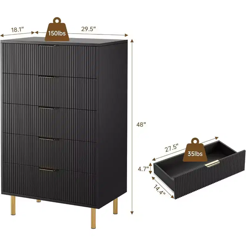 Entryway Storage Cabinet, Hallway Organizer with Drawers